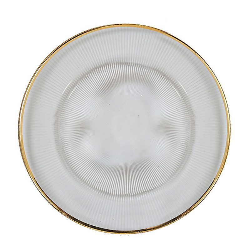 Wholesale Glass Charger Plate PZ-022 - Image 5